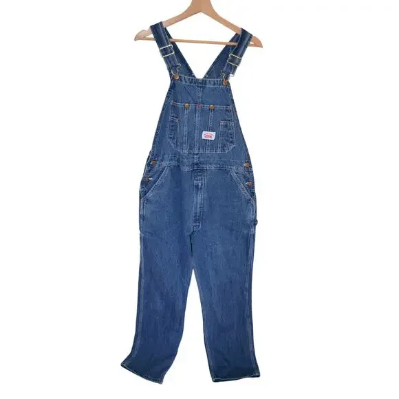 Vintage Roundhouse Denim Overalls - Picture 1 of 4
